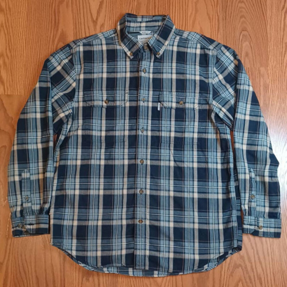 Carhartt Relaxed Fit Longsleeve Button Down Shirt sz:LARGE  EXCELLENT CONDITION